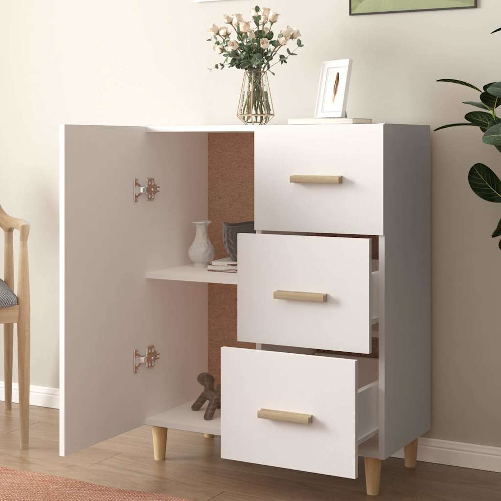 Sideboard White 69,5x34x90 cm Engineered Wood