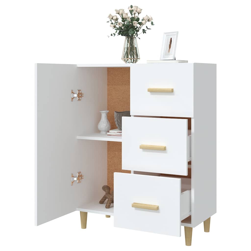 Sideboard White 69,5x34x90 cm Engineered Wood