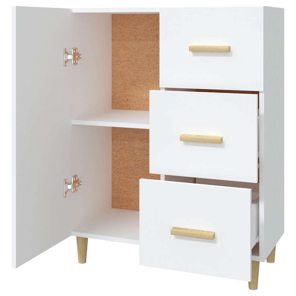 Sideboard White 69,5x34x90 cm Engineered Wood