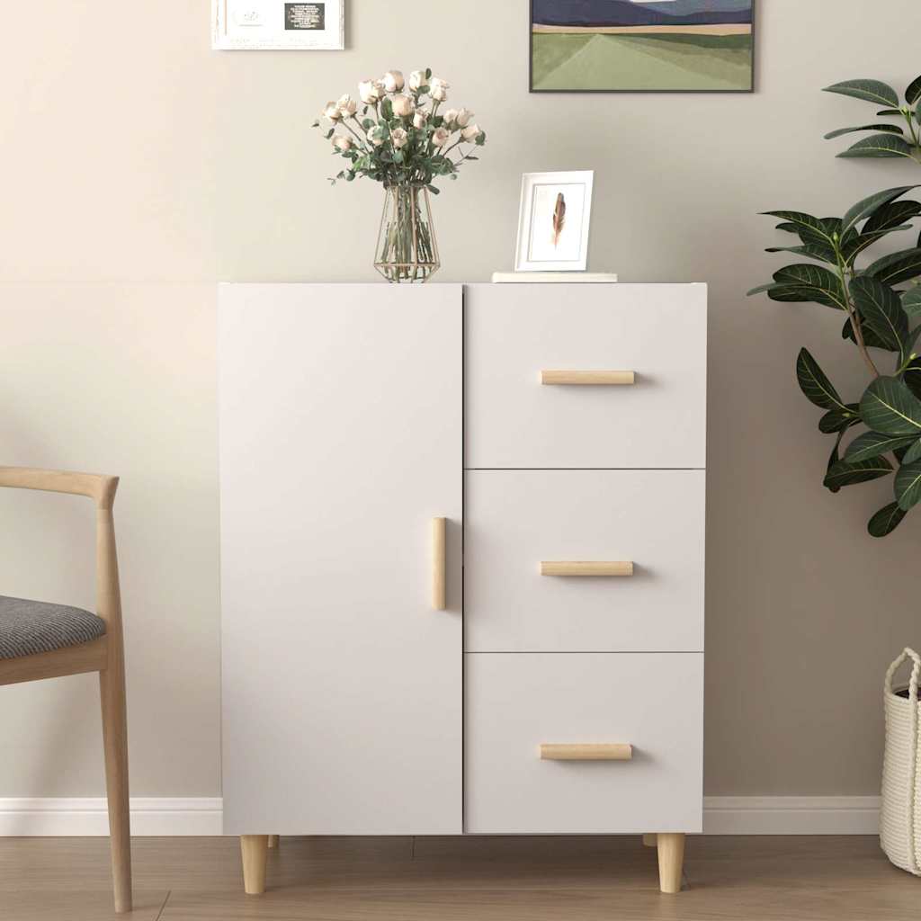 Sideboard White 69,5x34x90 cm Engineered Wood