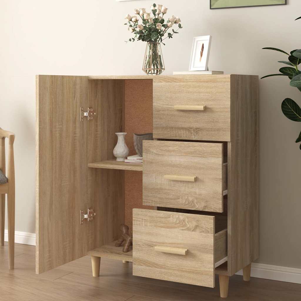 Sideboard Sonoma Oak 69,5x34x90 cm Engineered Wood