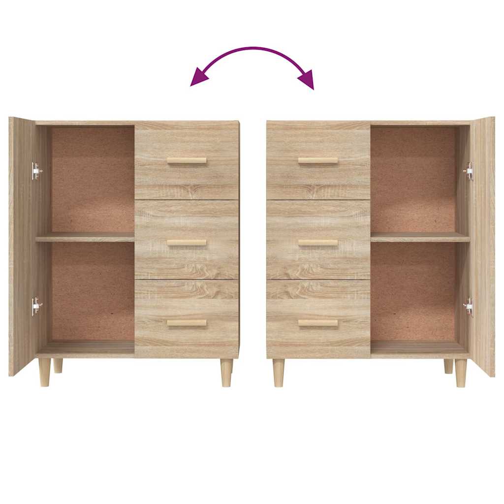 Sideboard Sonoma Oak 69,5x34x90 cm Engineered Wood