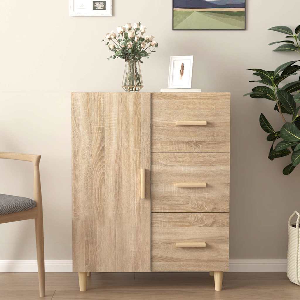 Sideboard Sonoma Oak 69,5x34x90 cm Engineered Wood