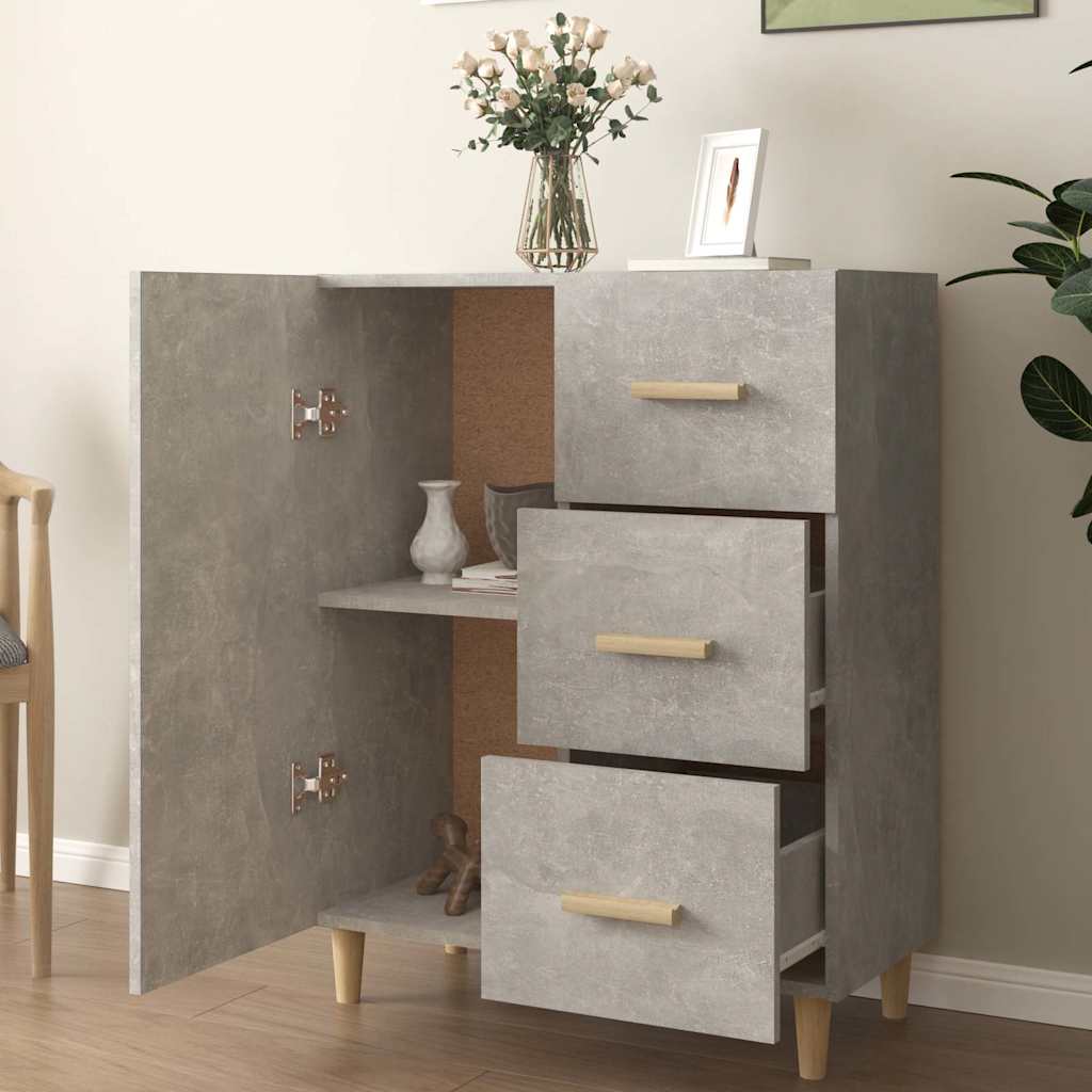 Sideboard Concerte Grey 69,5x34x90 cm Engineered Wood