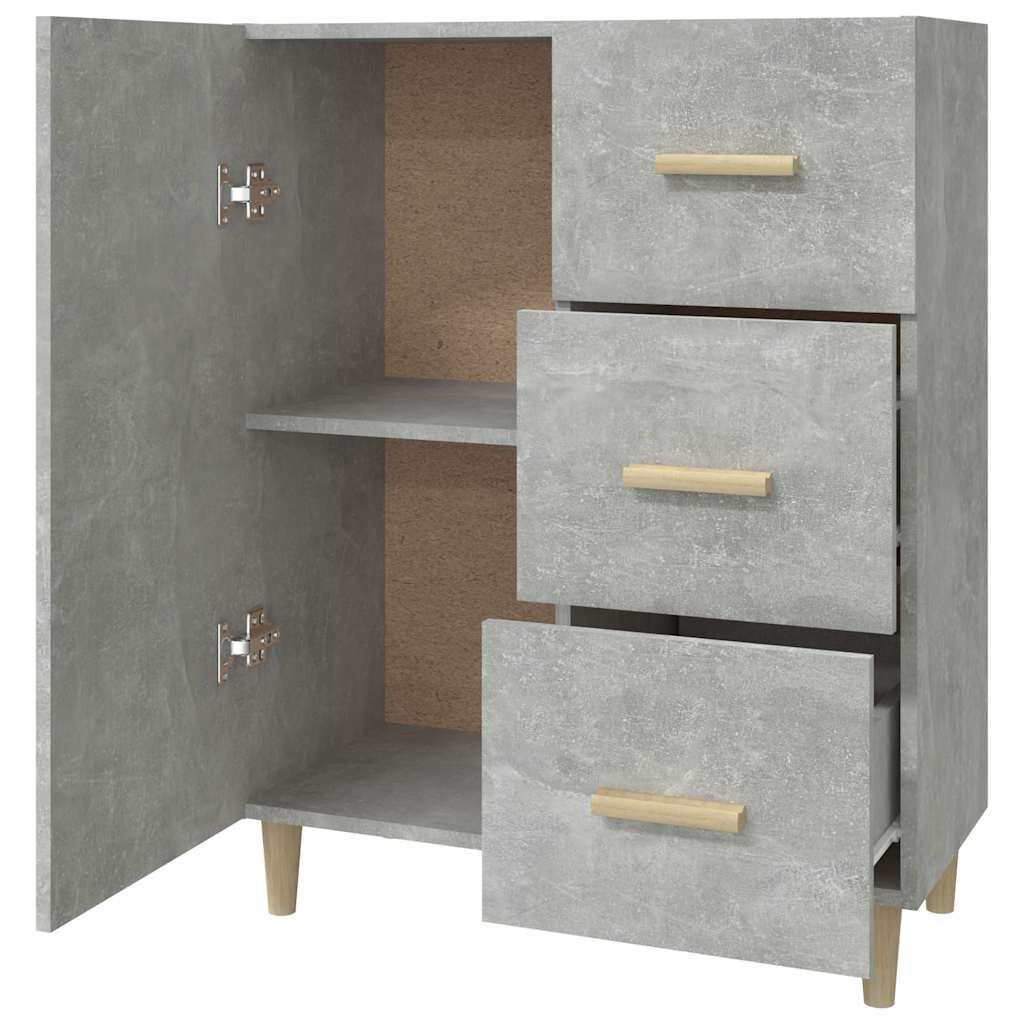 Sideboard Concerte Grey 69,5x34x90 cm Engineered Wood