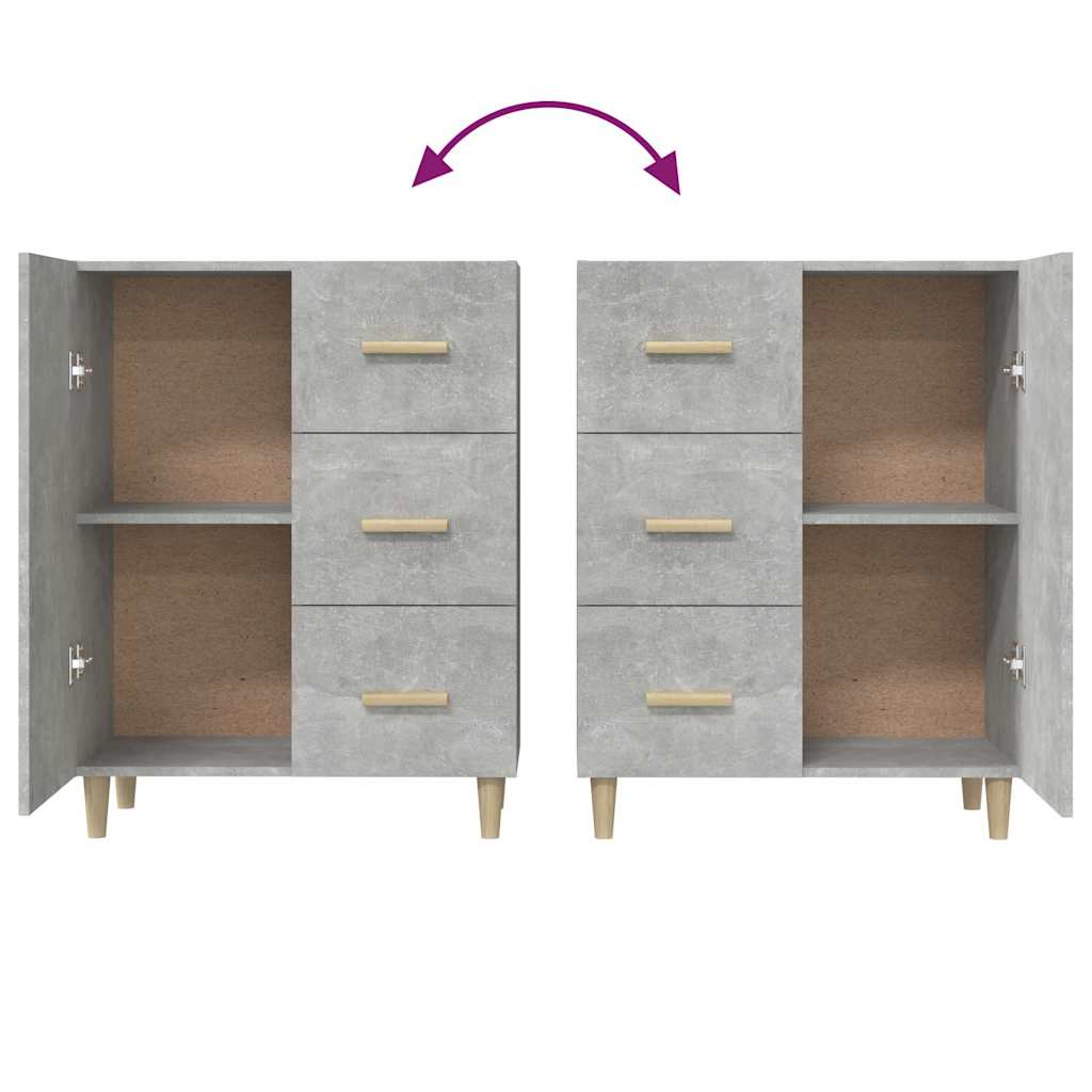 Sideboard Concerte Grey 69,5x34x90 cm Engineered Wood