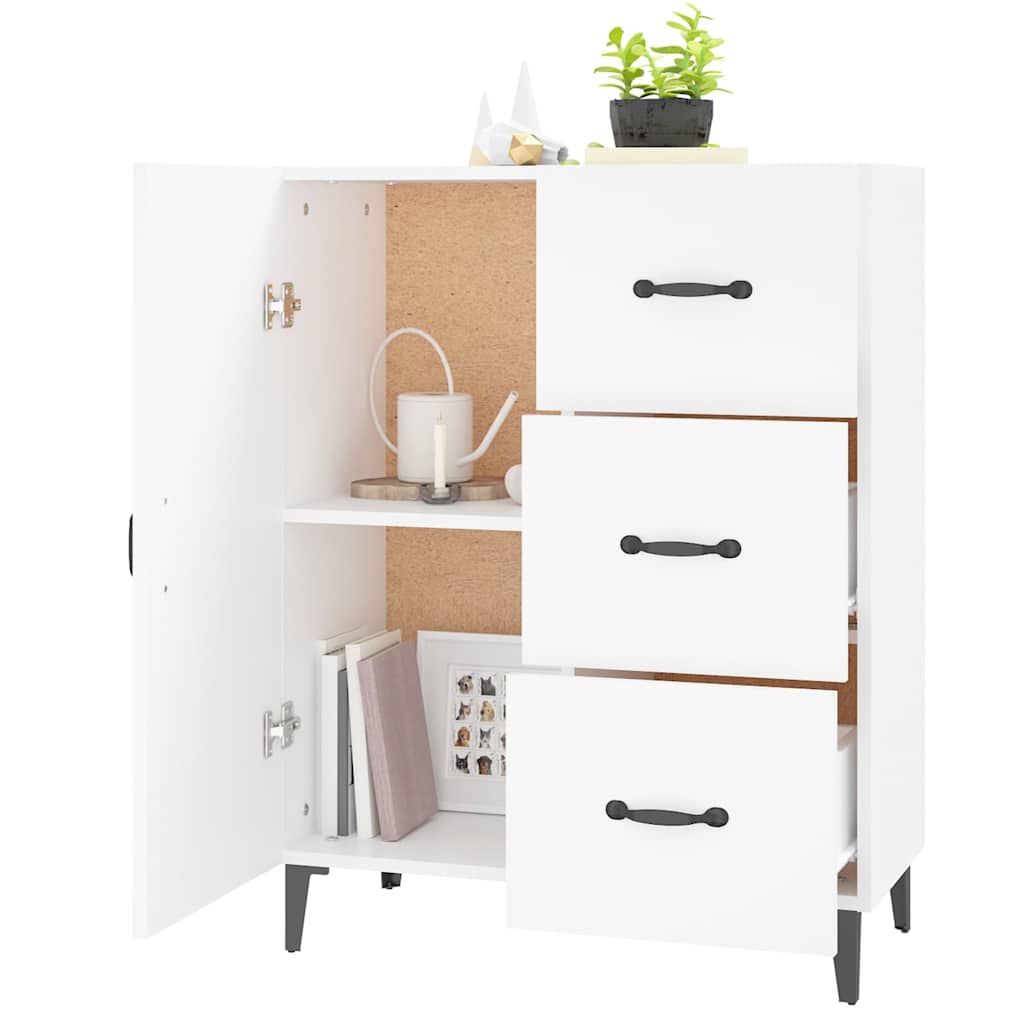 Sideboard White 69,5x34x90 cm Engineered Wood