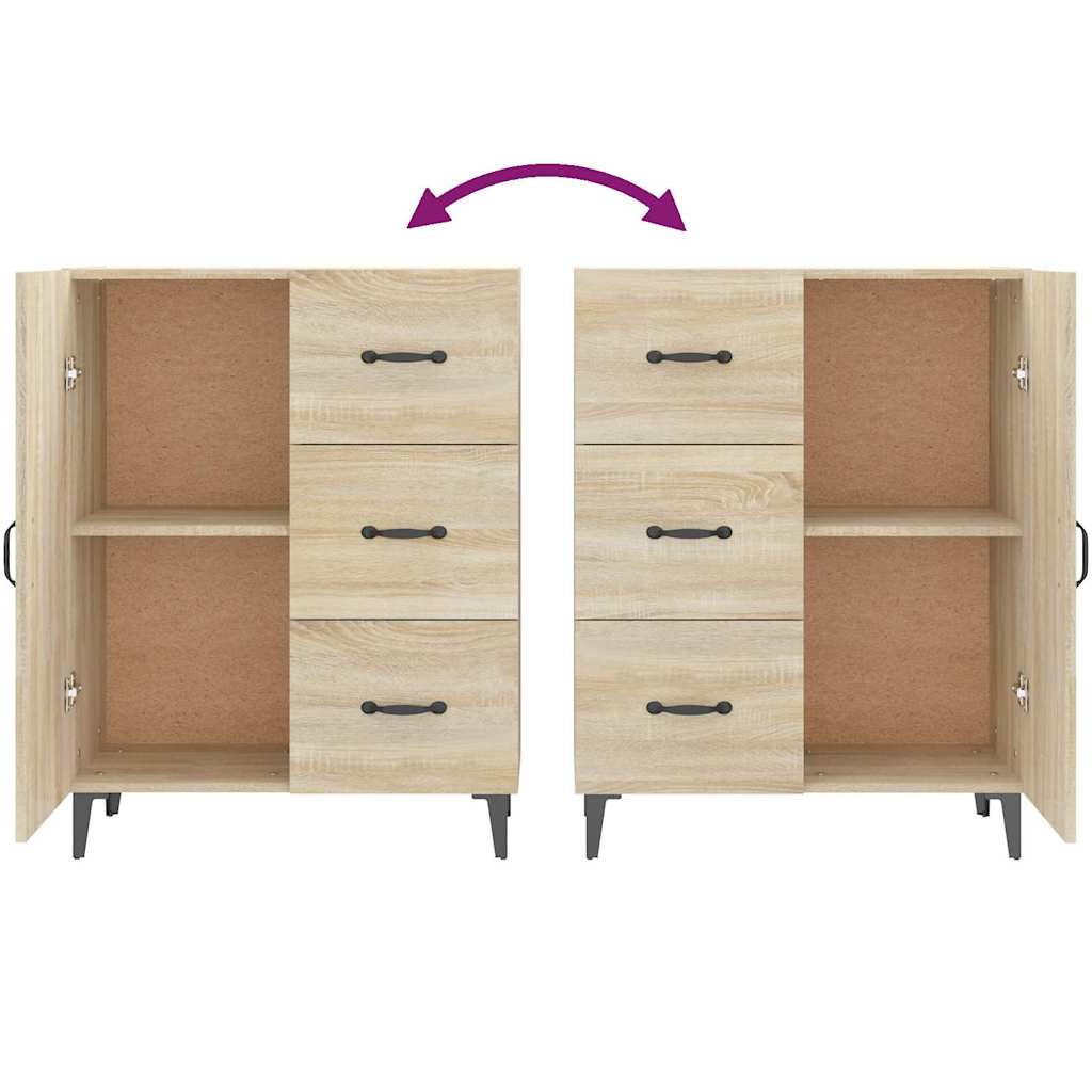 Sideboard Sonoma Oak 69,5x34x90 cm Engineered Wood