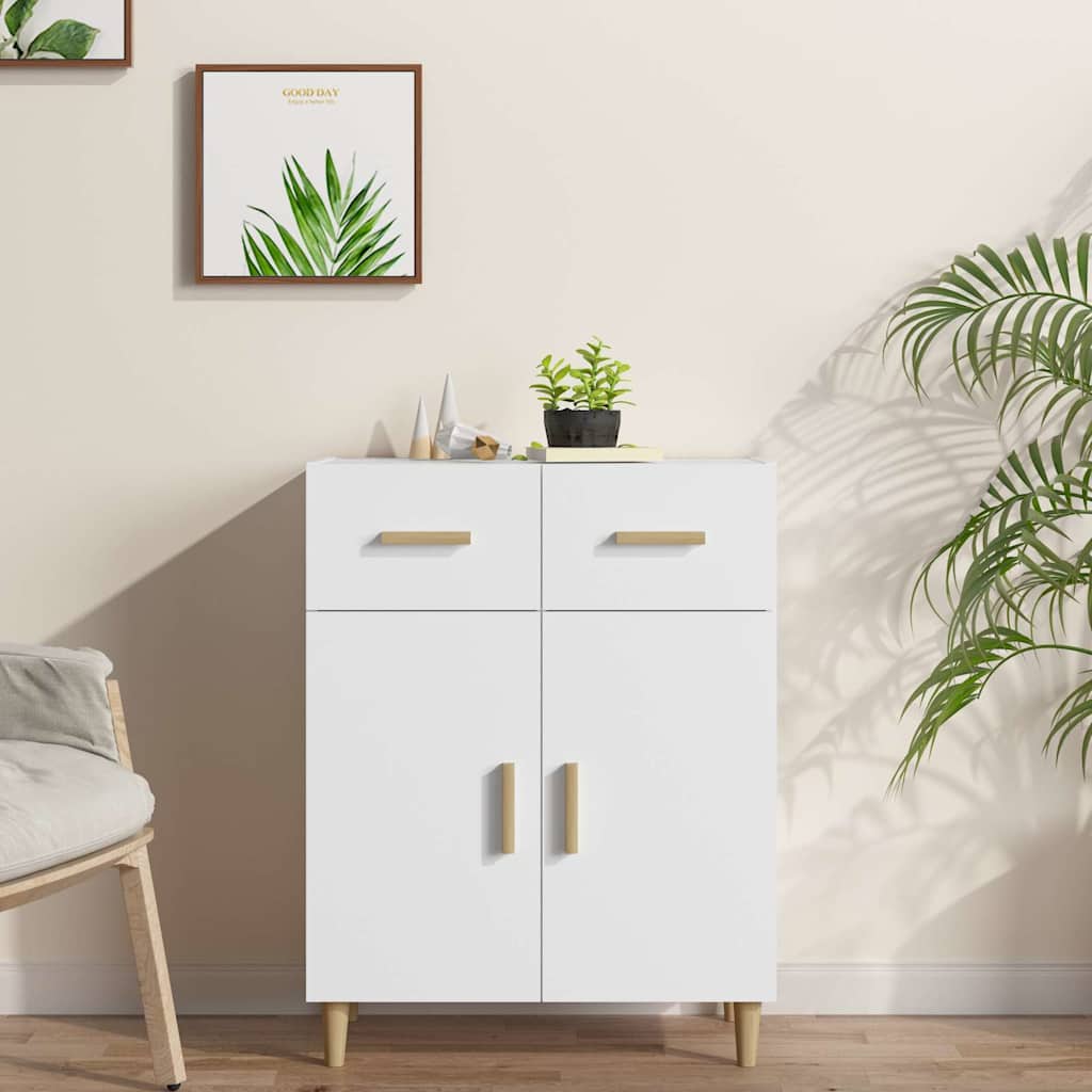 Sideboard White 69,5x34x89 cm Engineered Wood