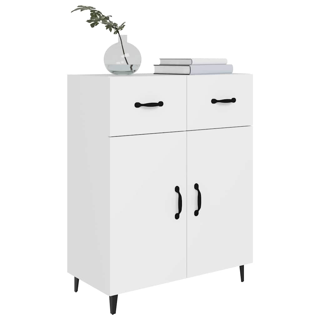 Sideboard White 69,5x34x90 cm Engineered Wood