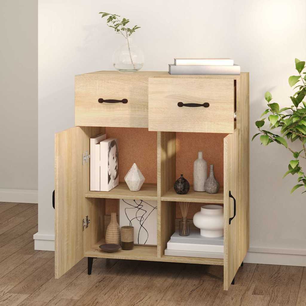 Sideboard Sonoma Oak 69,5x34x90 cm Engineered Wood