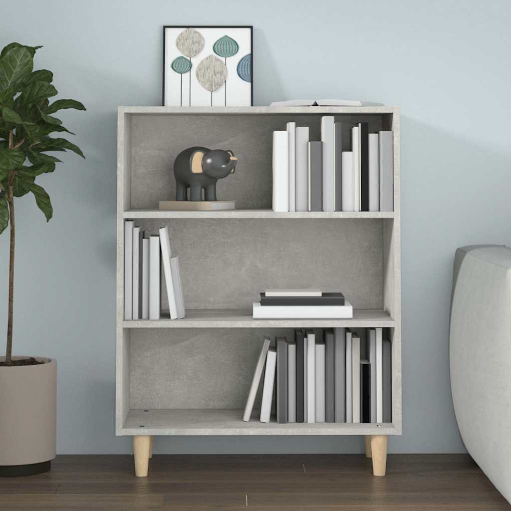Sideboard Concrete Grey 69,5x32,5x90 cm Engineered Wood