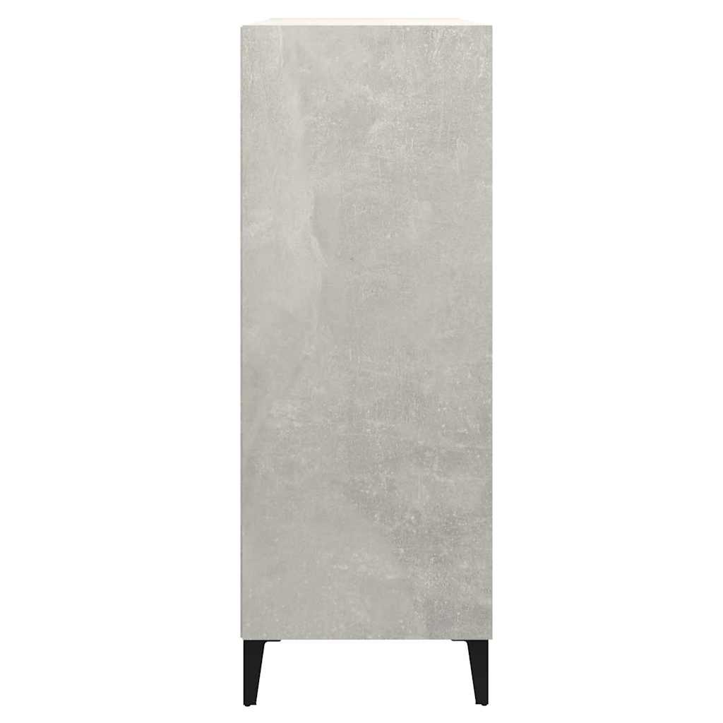 Sideboard Concrete Grey 69,5x32,5x90 cm Engineered Wood