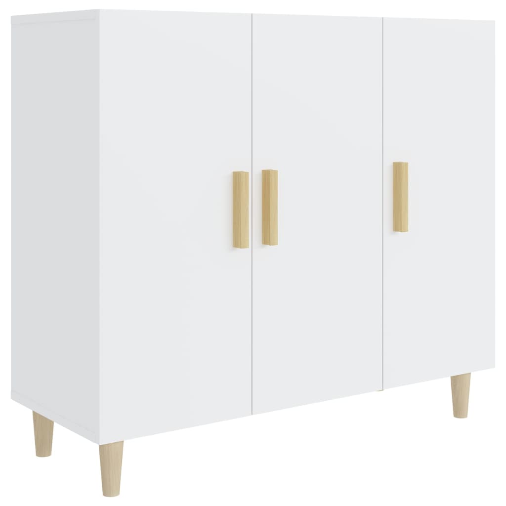 vidaXL Sideboard White 90x34x80 cm Engineered Wood