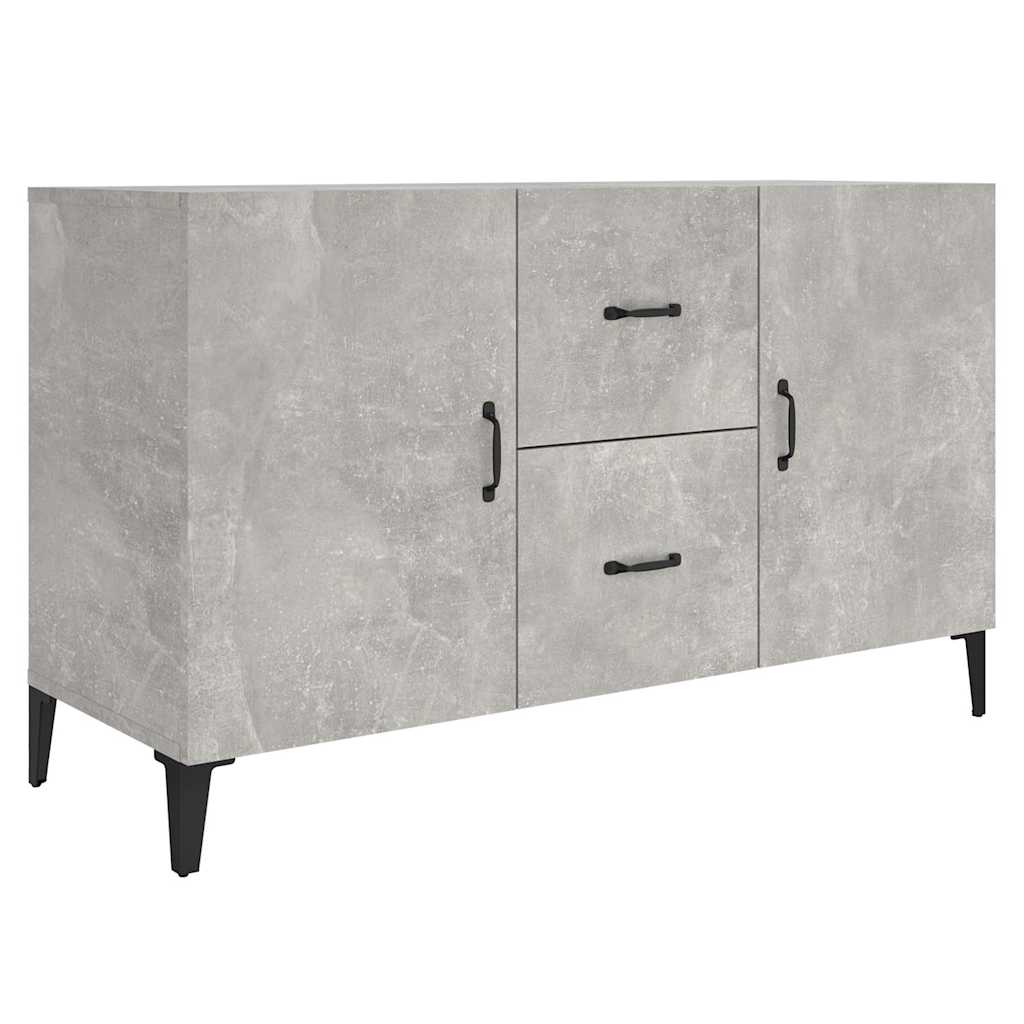 Sideboard Concrete Grey 100x36x60 cm Engineered Wood