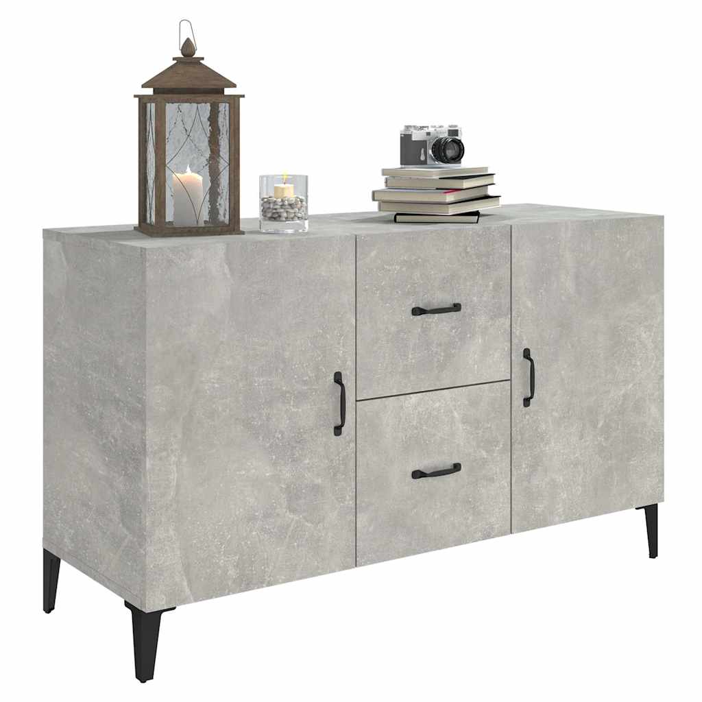 Sideboard Concrete Grey 100x36x60 cm Engineered Wood