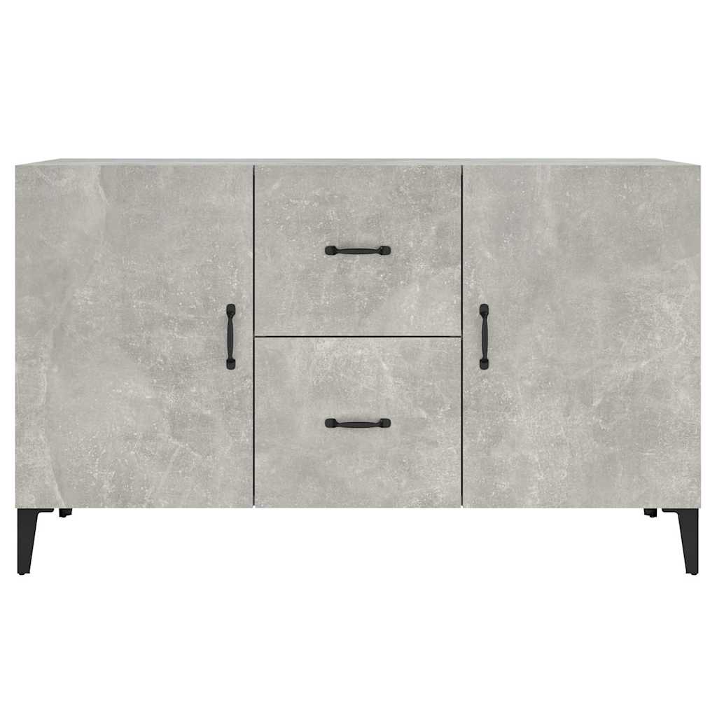 Sideboard Concrete Grey 100x36x60 cm Engineered Wood