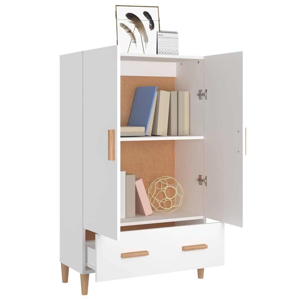 812528 vidaXL Highboard White 70x31x115 cm Engineered Wood