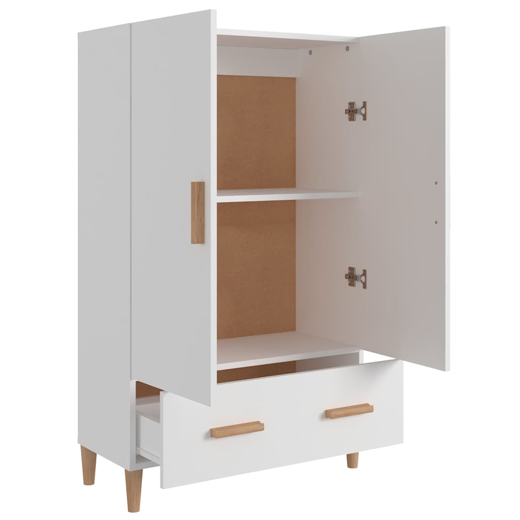 812528 vidaXL Highboard White 70x31x115 cm Engineered Wood