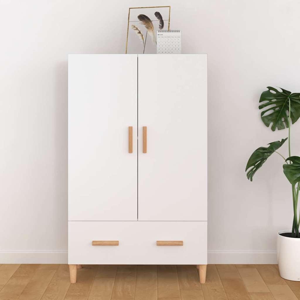 812528 vidaXL Highboard White 70x31x115 cm Engineered Wood