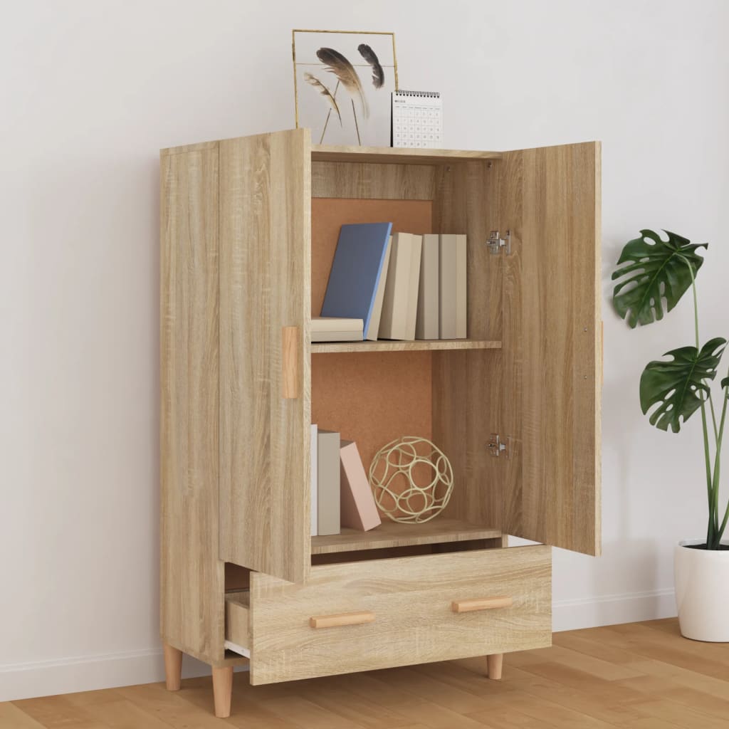 Highboard Sonoma Oak 70x31x115 cm Engineered Wood