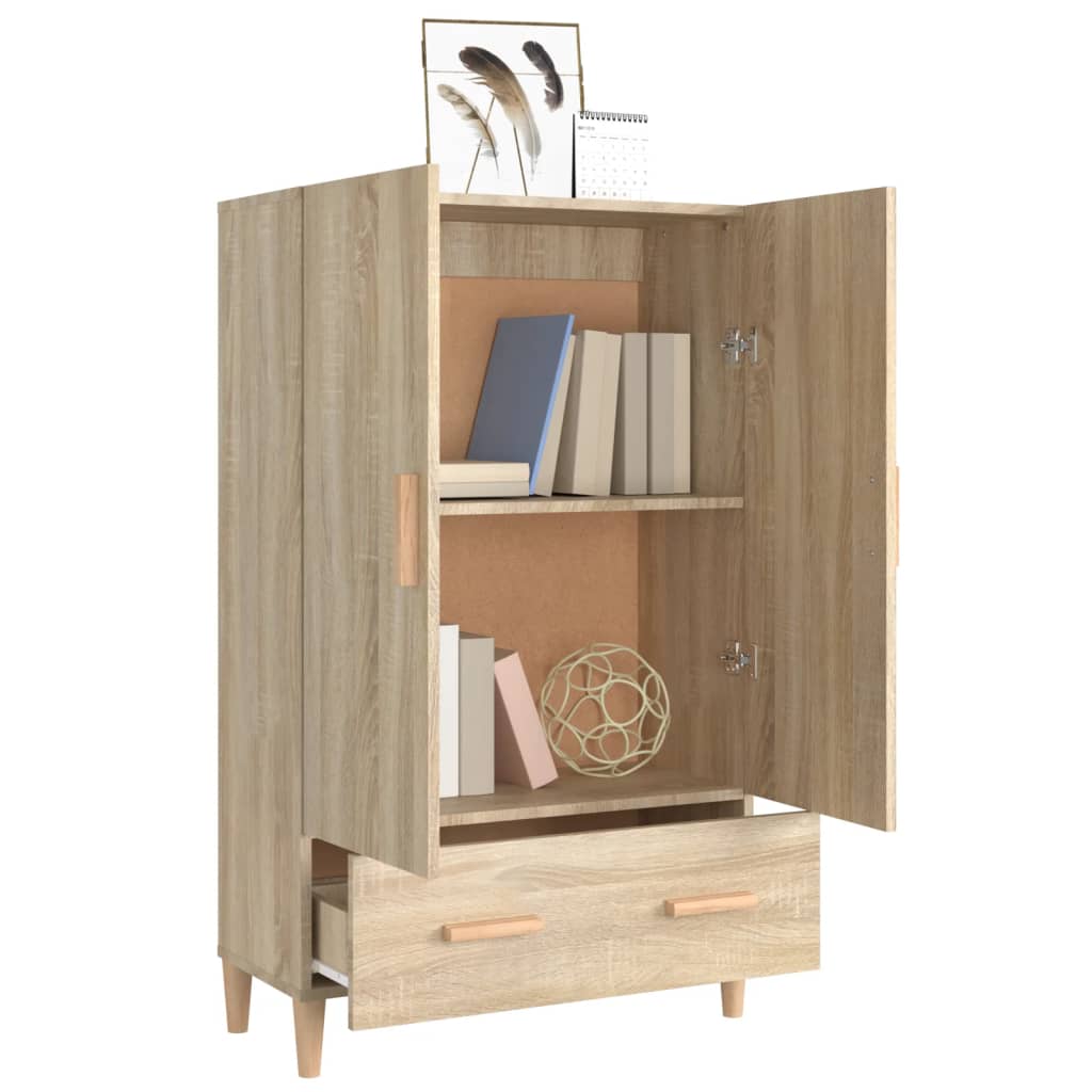 Highboard Sonoma Oak 70x31x115 cm Engineered Wood