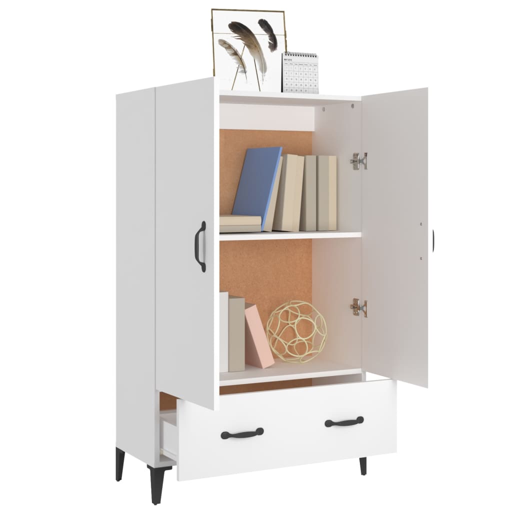 Highboard | White | Engineered wood | Tall | Highboard | Rectangular