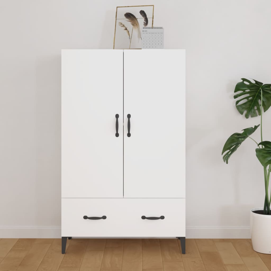 Highboard | White | Engineered wood | Tall | Highboard | Rectangular