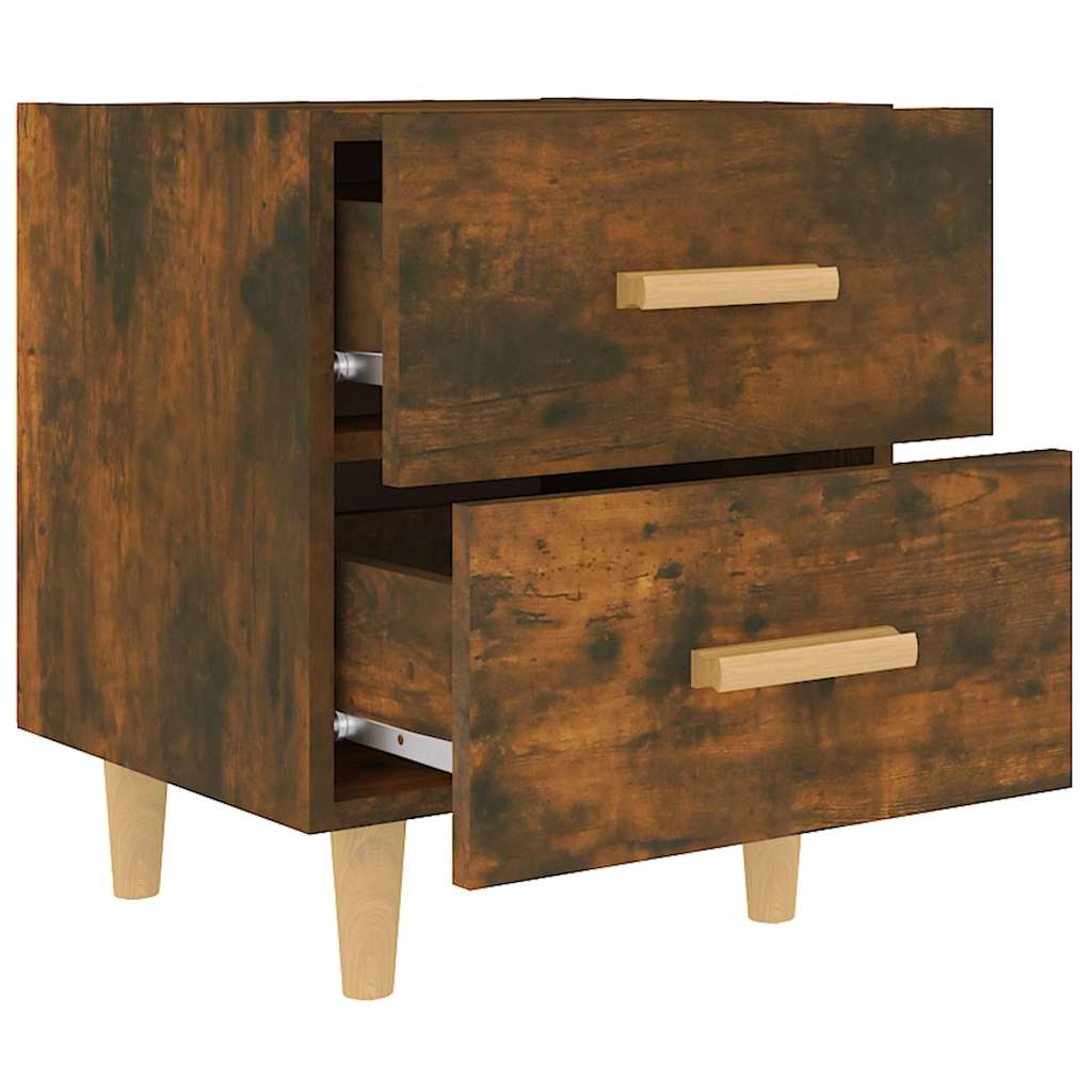 Bed Cabinet Smoked Oak 40x35x47,5 cm