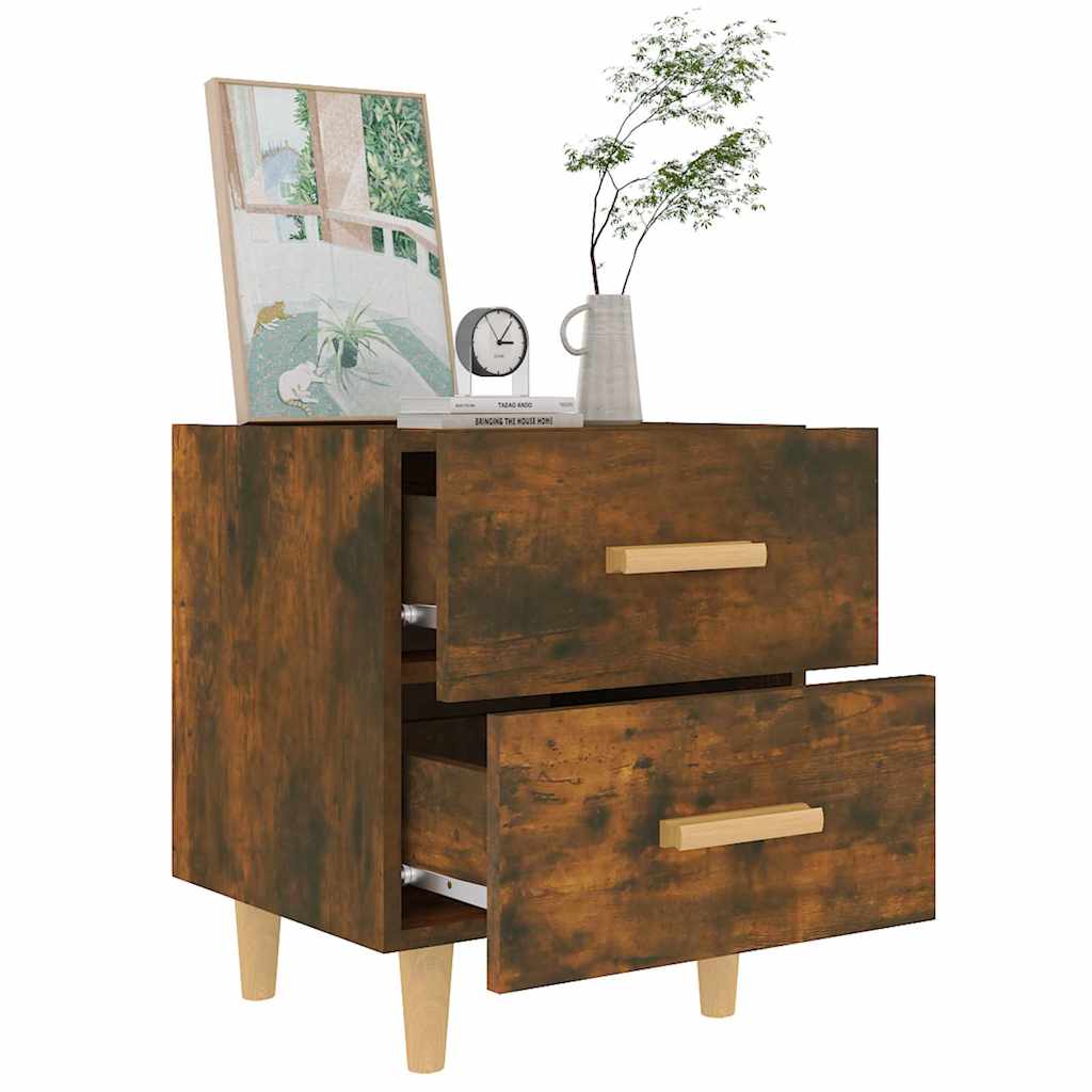 Bed Cabinet Smoked Oak 40x35x47,5 cm