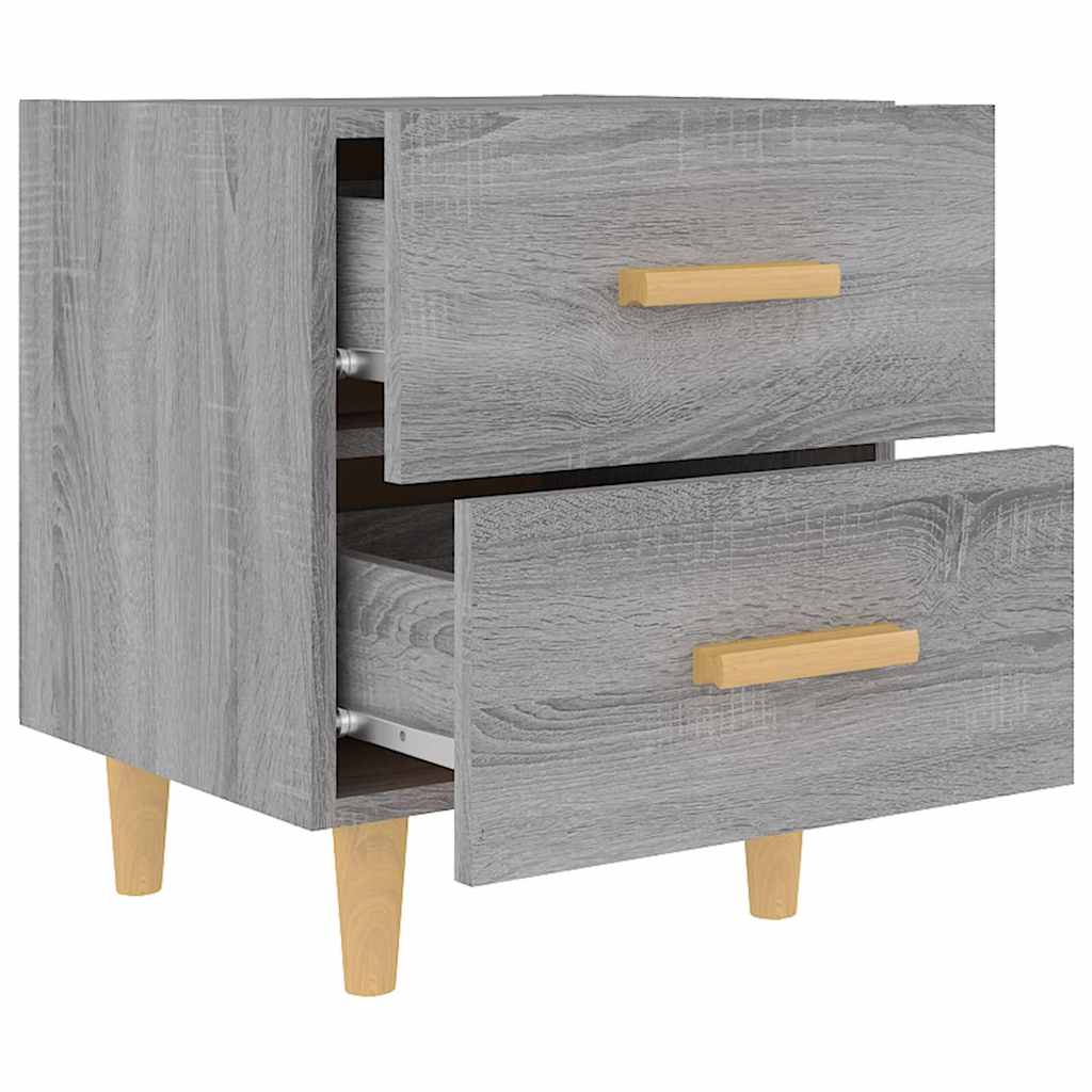 Bed Cabinet Grey Sonoma 40x35x47,5 cm