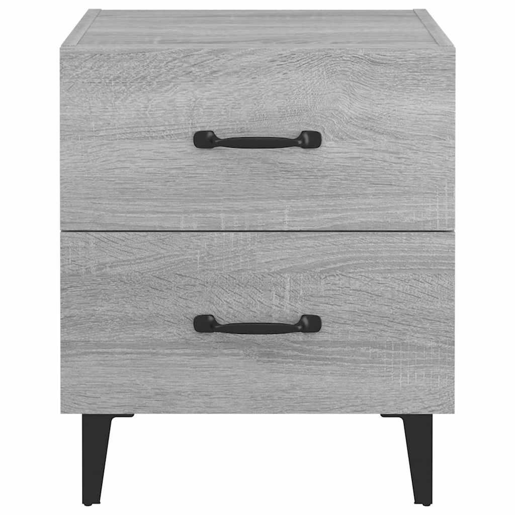 Bedside Cabinet Grey Sonoma 40x35x47,5 cm