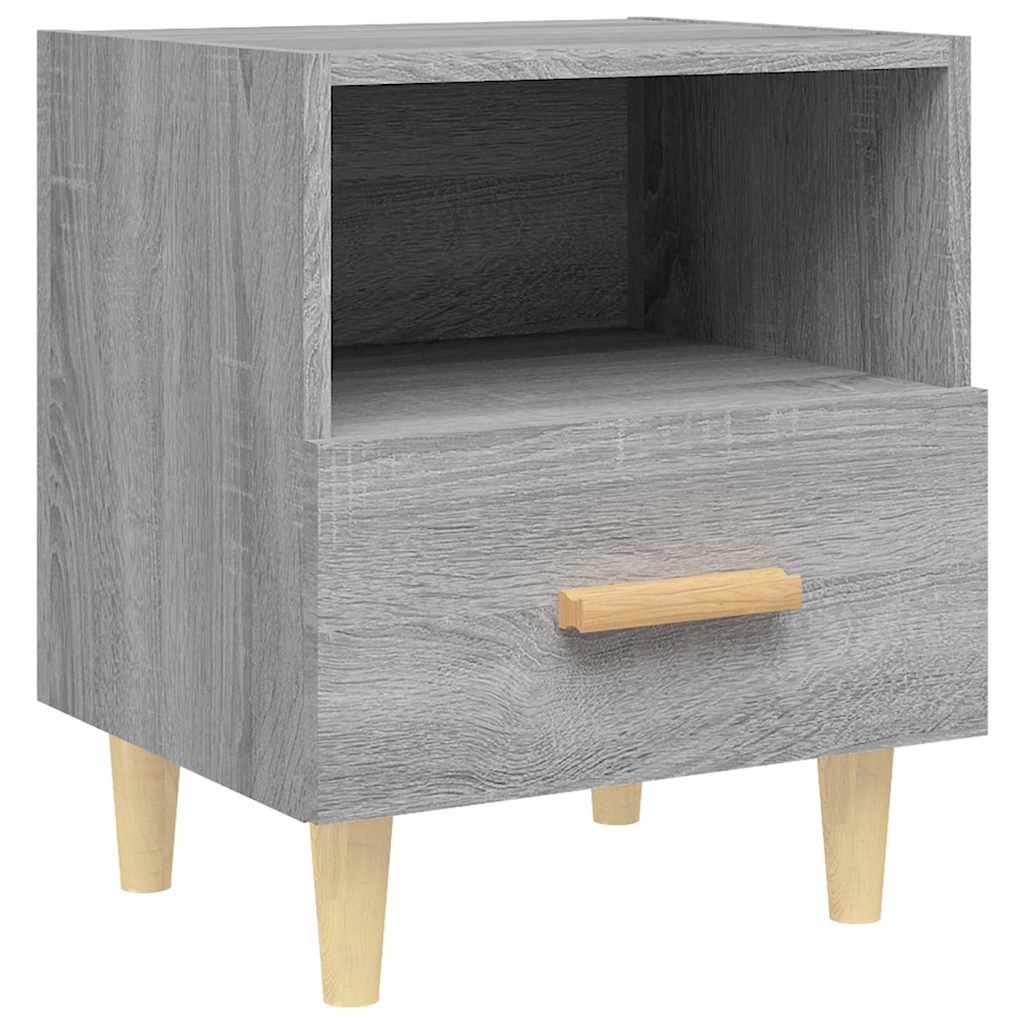 Bedside Cabinet Grey Sonoma 40x35x47 cm