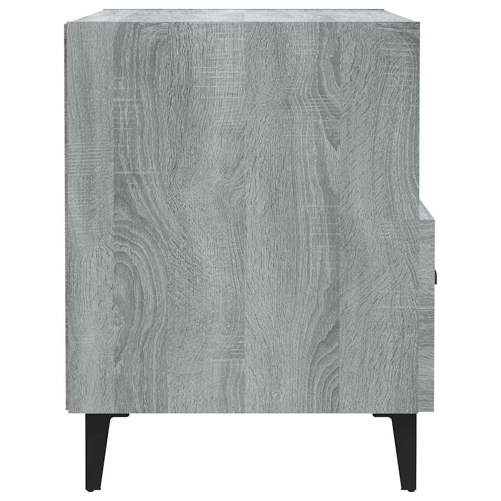 Bedside Cabinets 2 pcs Grey Sonoma Engineered Wood