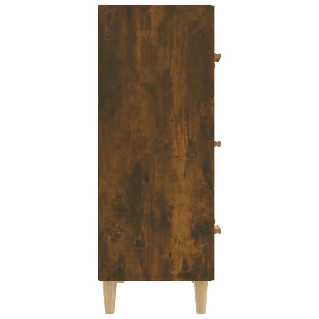 Sideboard Smoked Oak 70x34x90 cm Engineered Wood