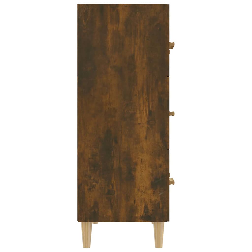 Sideboard Smoked Oak 70x34x90 cm Engineered Wood