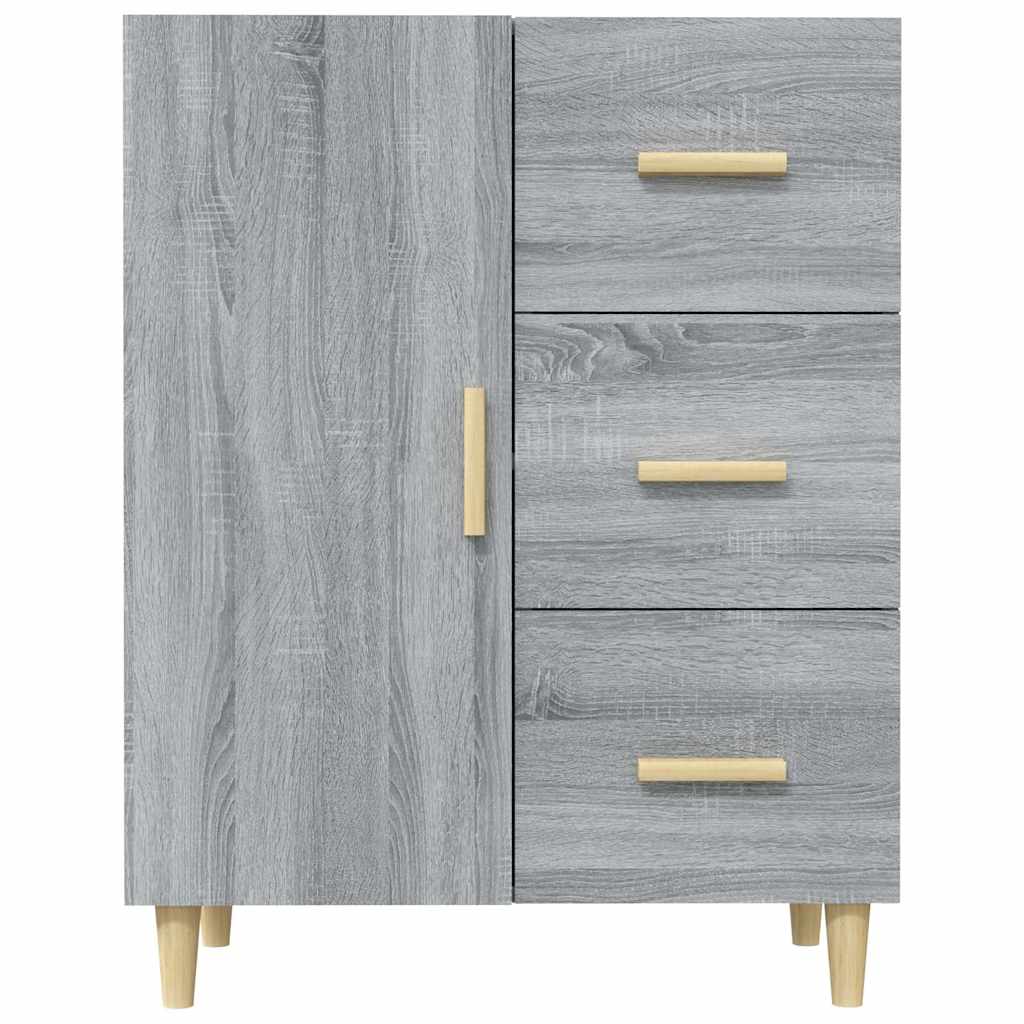 Sideboard Grey Sonoma 69,5x34x90 cm Engineered Wood