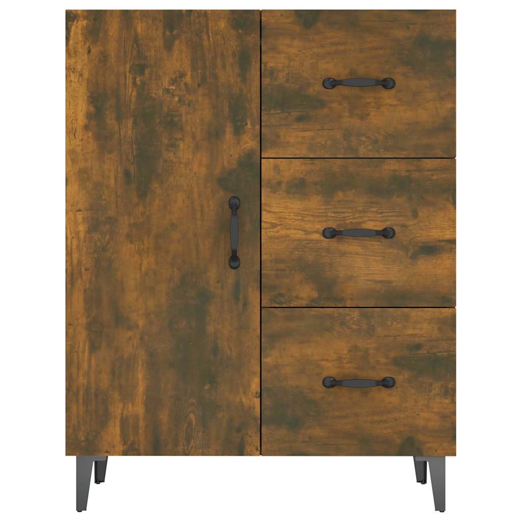 Sideboard Smoked Oak 69,5x34x90 cm Engineered Wood