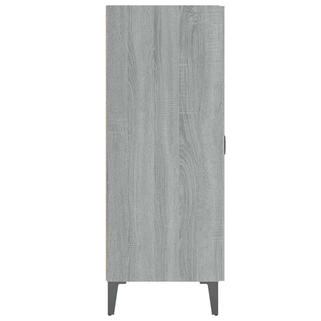 Sideboard Grey Sonoma 69,5x34x90 cm Engineered Wood