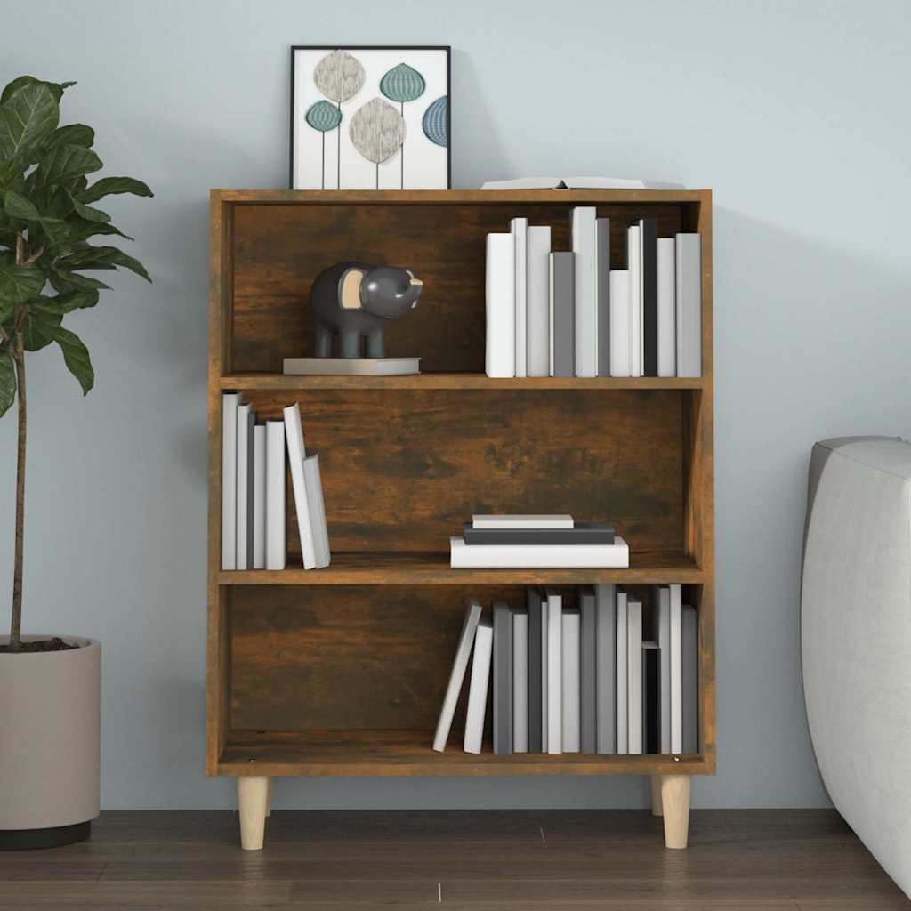 Sideboard Smoked Oak 69,5x32,5x90 cm Engineered Wood