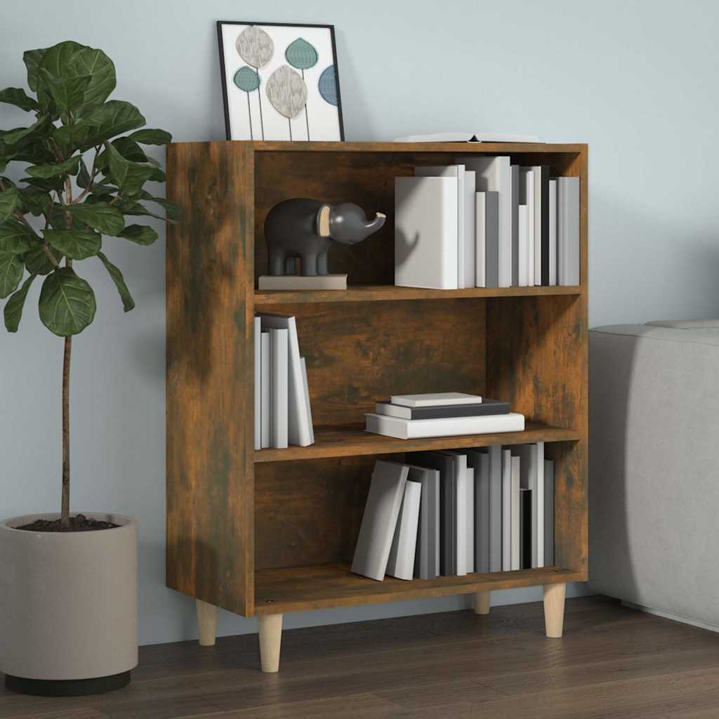 Sideboard Smoked Oak 69,5x32,5x90 cm Engineered Wood