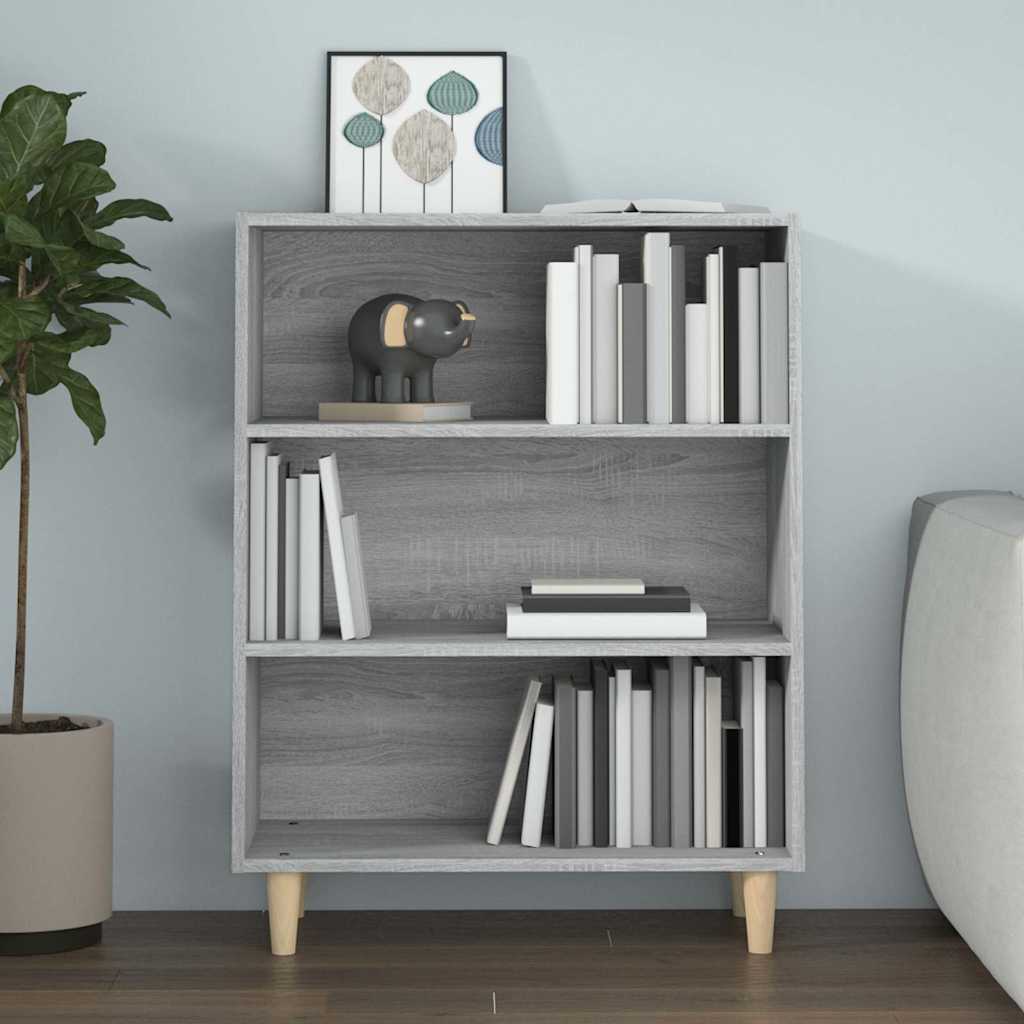 Sideboard Grey Sonoma 69,5x32,5x90 cm Engineered Wood