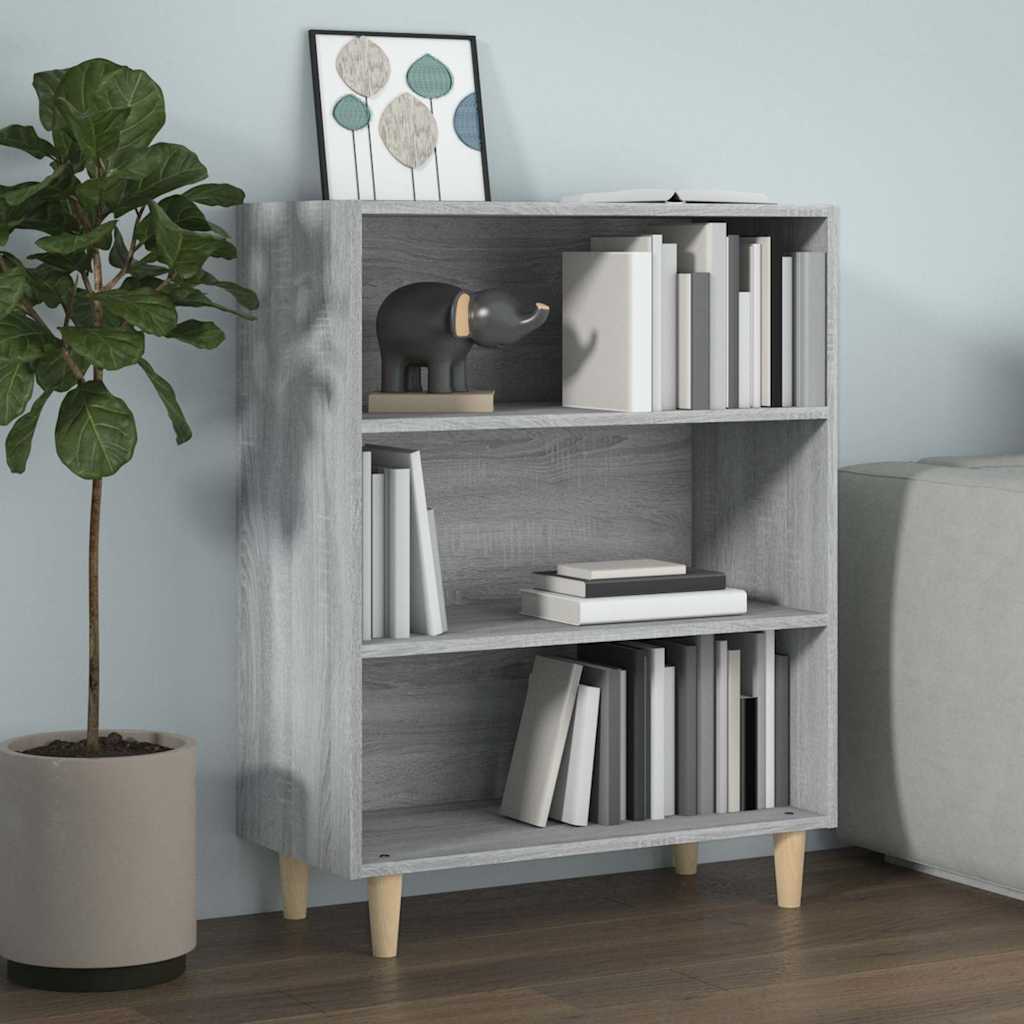 Sideboard Grey Sonoma 69,5x32,5x90 cm Engineered Wood