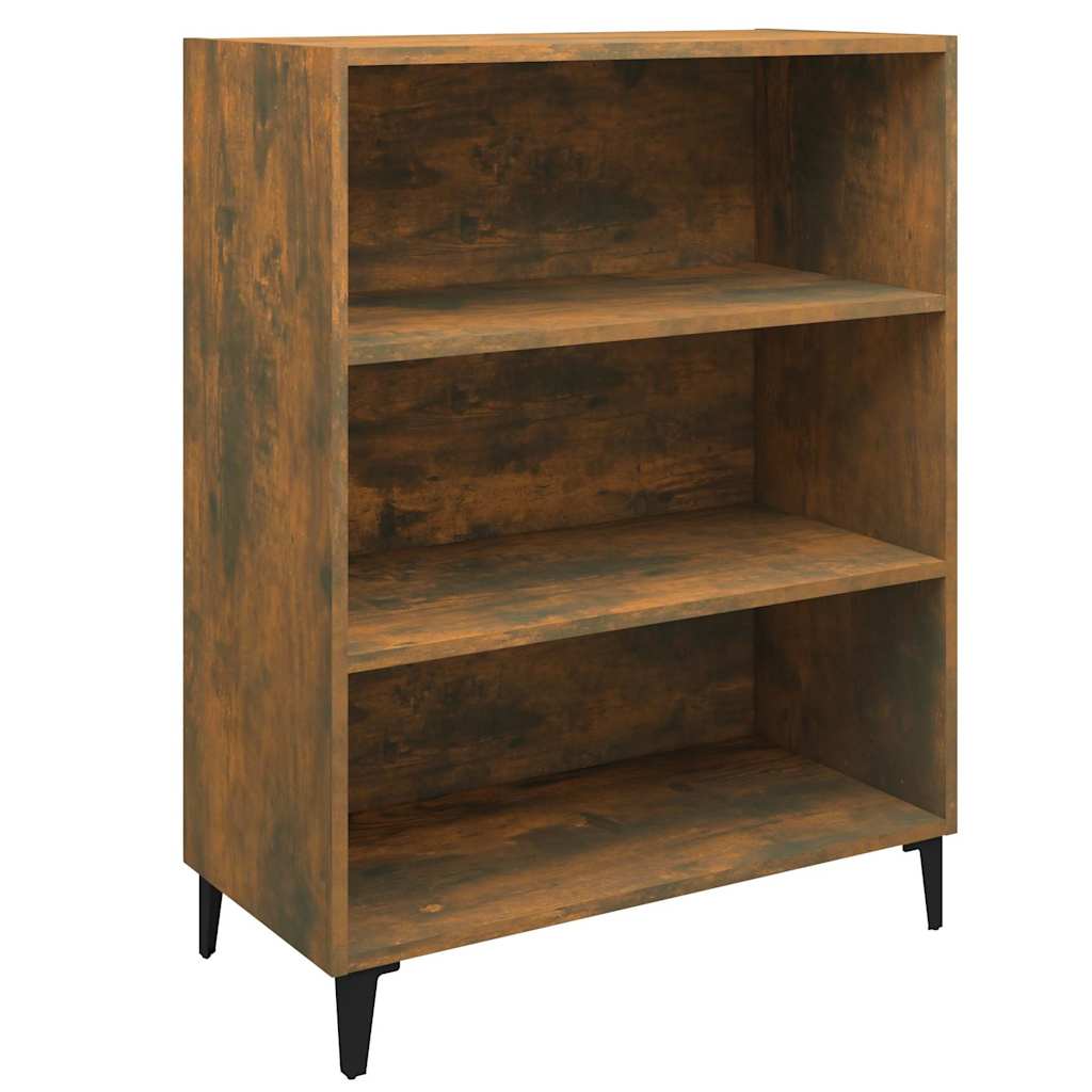 Sideboard Smoked Oak 69,5x32,5x90 cm Engineered Wood