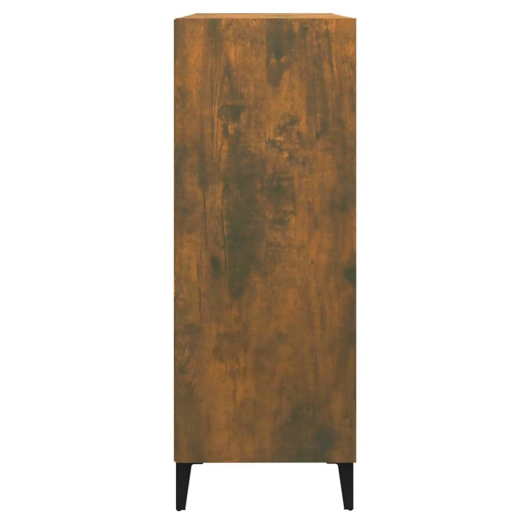 Sideboard Smoked Oak 69,5x32,5x90 cm Engineered Wood