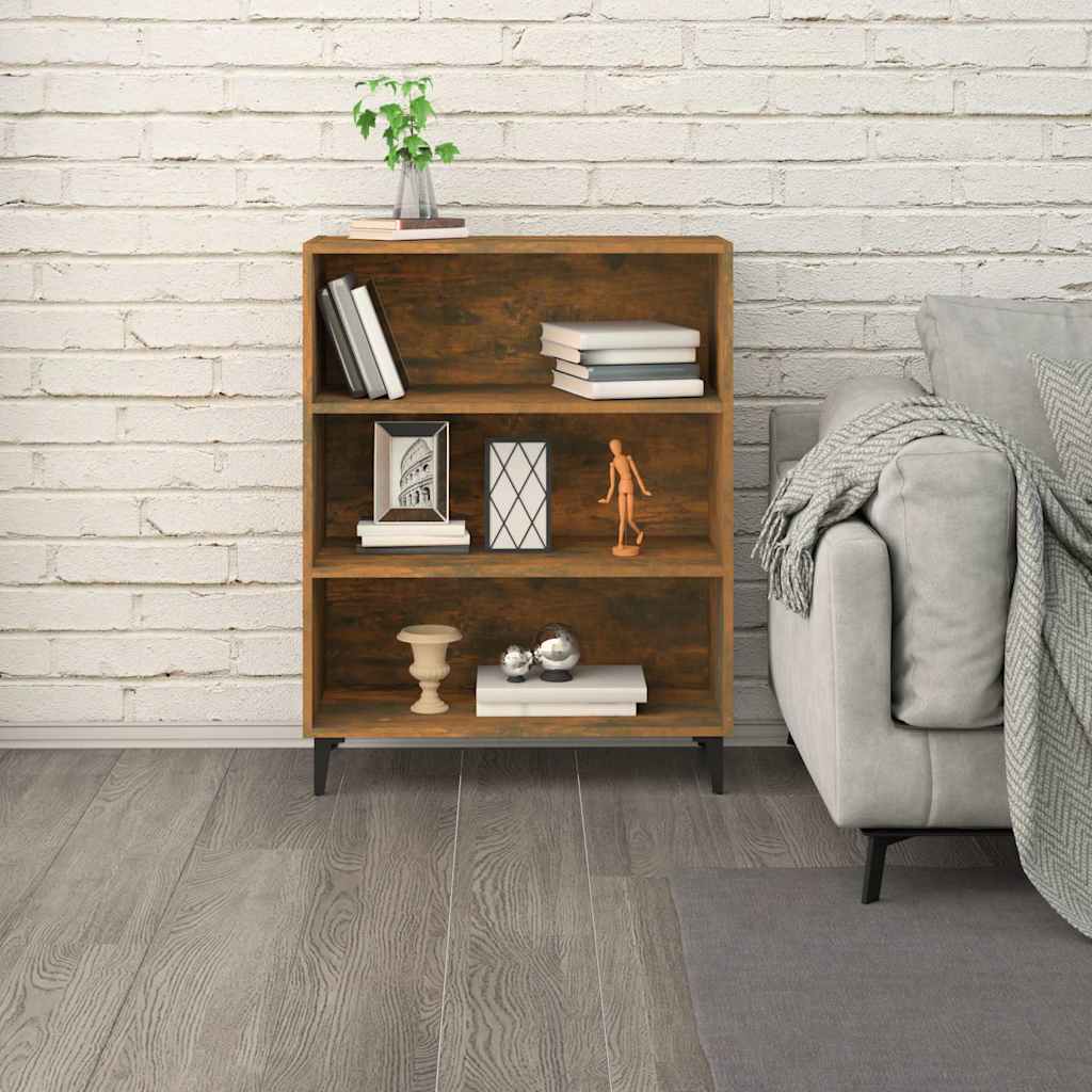 Sideboard Smoked Oak 69,5x32,5x90 cm Engineered Wood