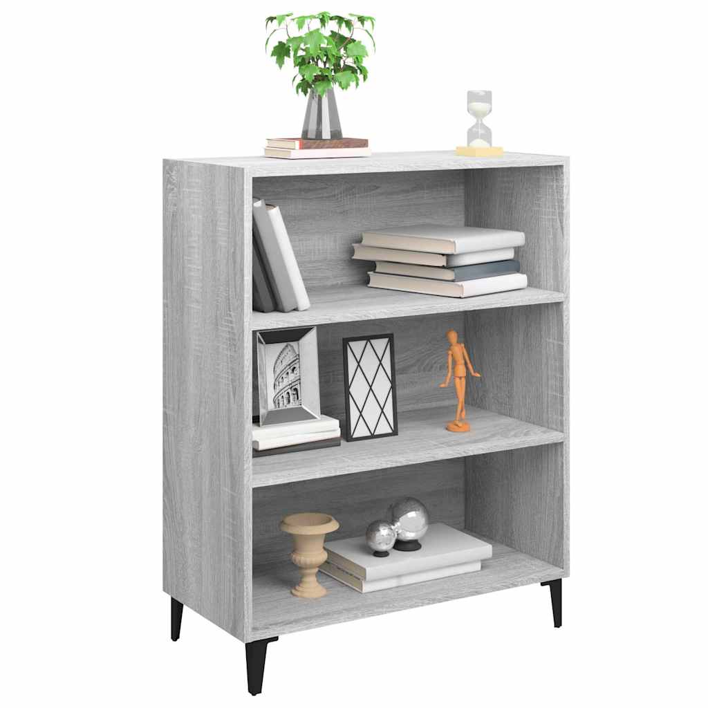 Sideboard Grey Sonoma 69,5x32,5x90 cm Engineered Wood
