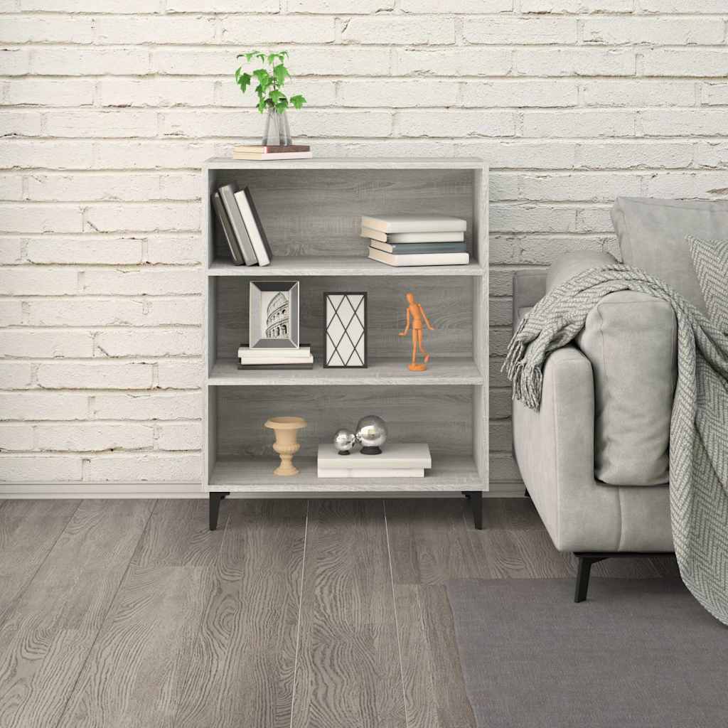 Sideboard Grey Sonoma 69,5x32,5x90 cm Engineered Wood