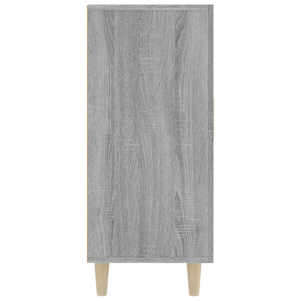 Sideboard Grey Sonoma 90x34x80 cm Engineered Wood