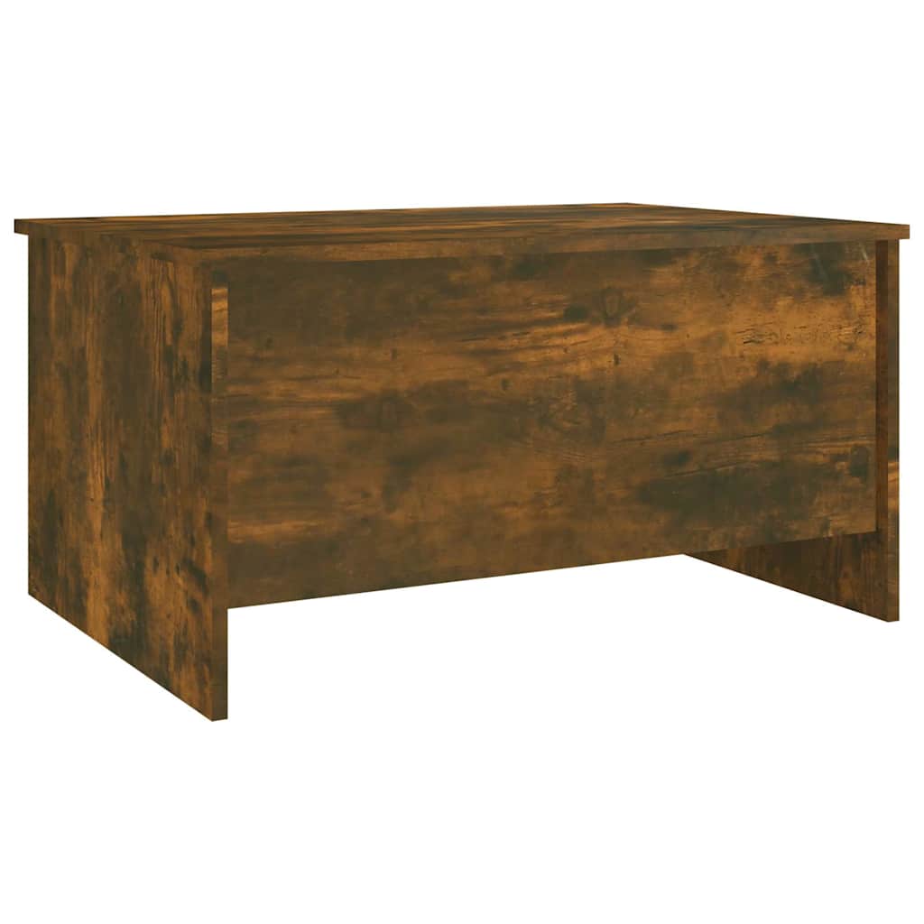 Coffee Table Smoked Oak 80x55,5x41,5 cm Engineered Wood